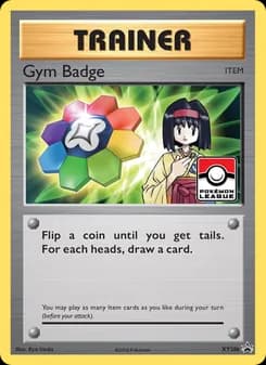Gym Badge card in English