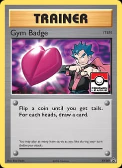 Gym Badge card in English