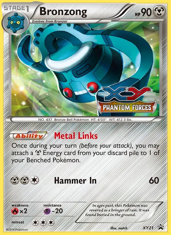 Bronzong card in English