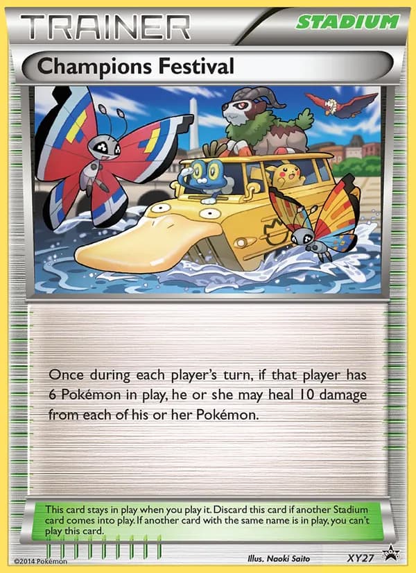 Champions Festival card in English