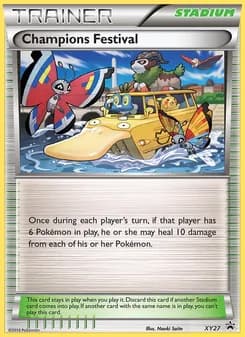 Champions Festival card in English