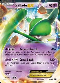 Gallade EX card in English