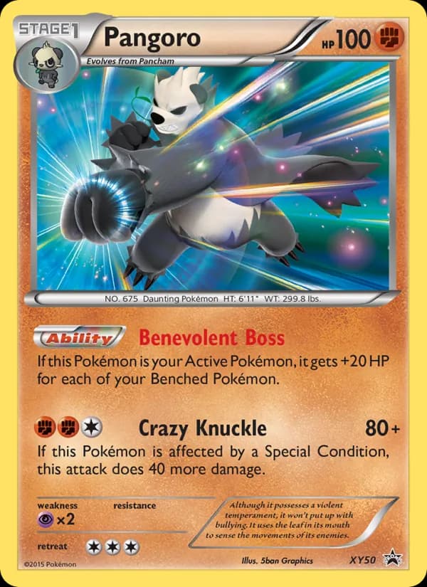 Pangoro card in English