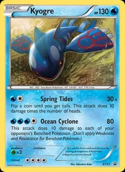 Kyogre card in English