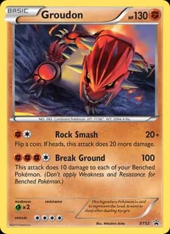 Groudon card in English