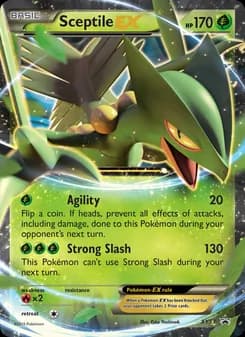 Sceptile EX card in English