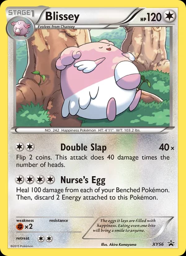 Blissey card in English