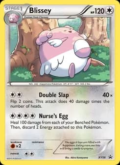Blissey card in English