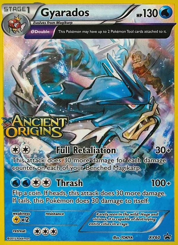 Gyarados card in English