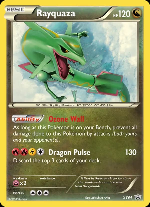 Rayquaza card in English