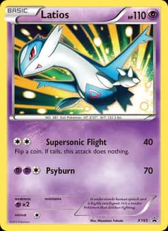 Latios card in English