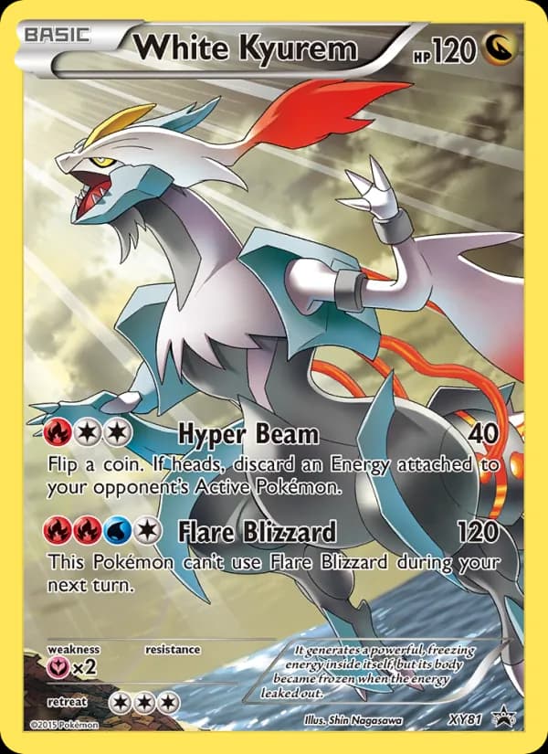 White Kyurem card in English