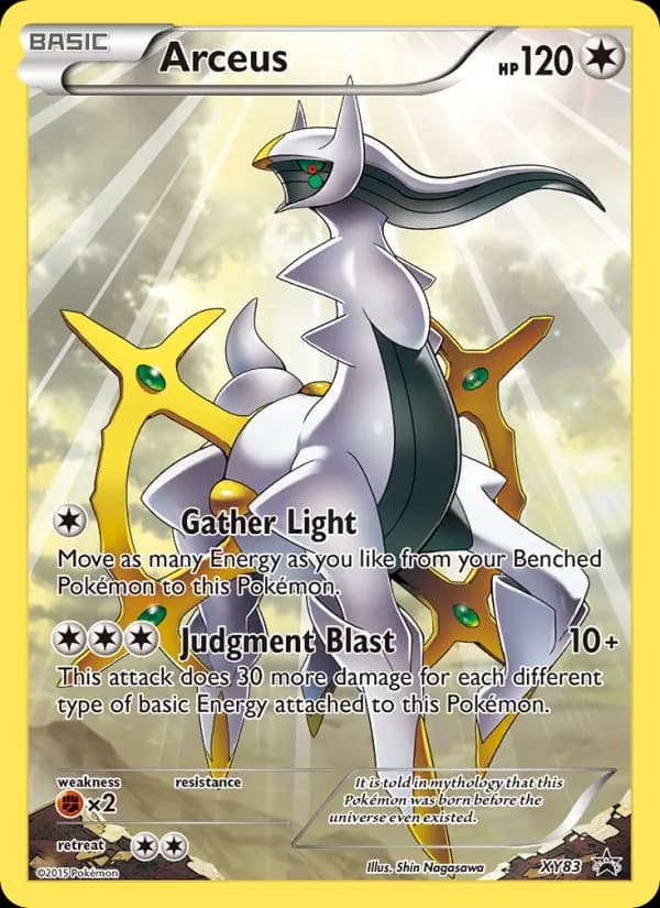 Arceus card in English