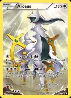 Arceus card in English