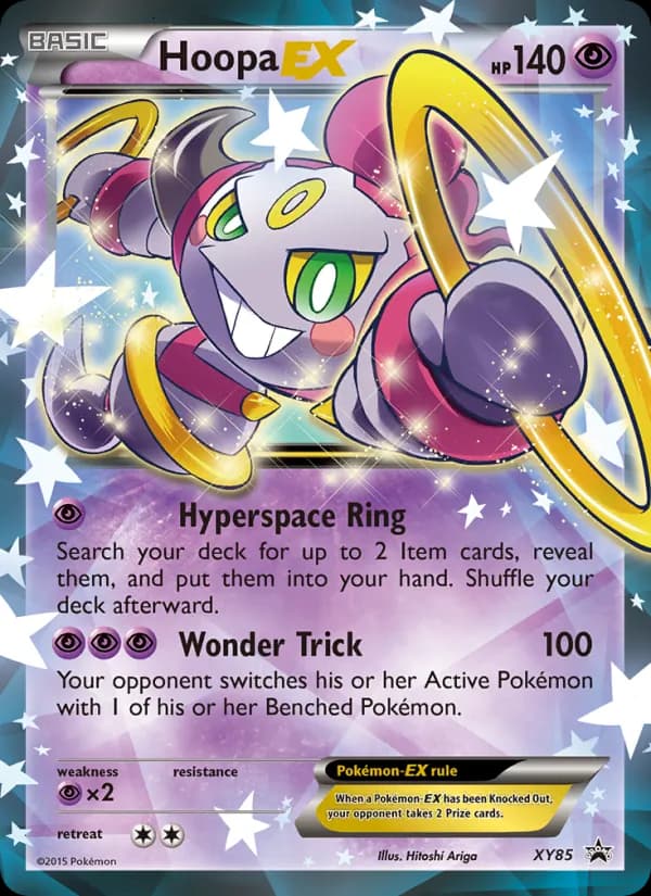 Hoopa EX card in English
