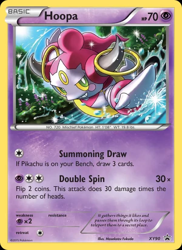 Hoopa card in English