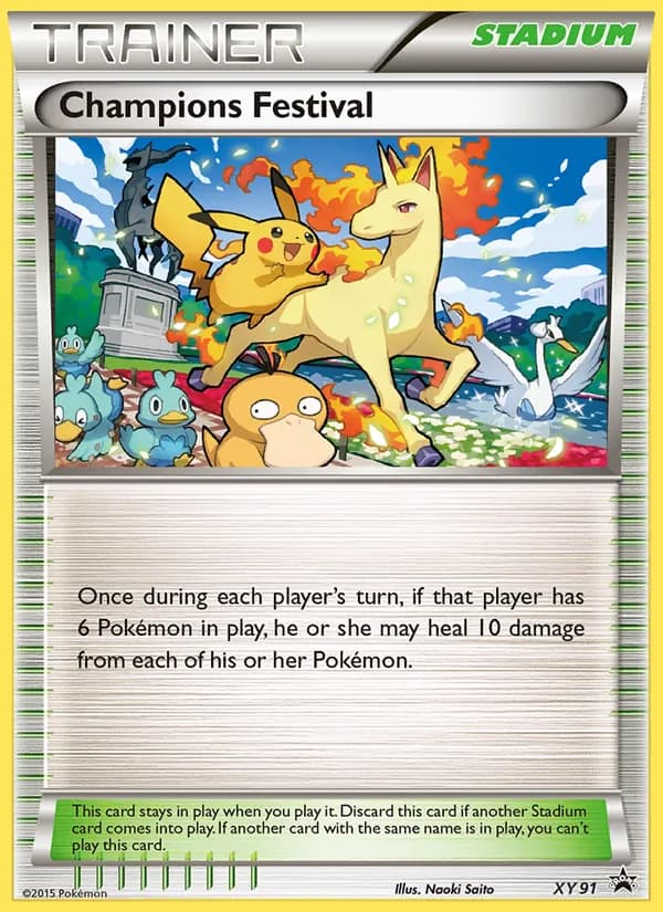 Champions Festival card in English