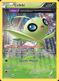 Celebi card in English