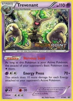Trevenant card in English
