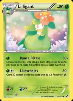 Lilligant card in Spanish