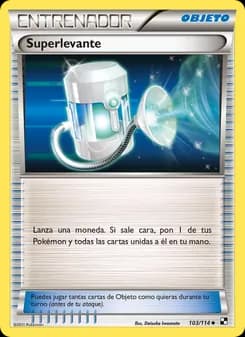 Superlevante card in Spanish