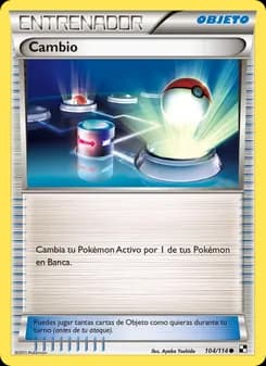 Cambio card in Spanish