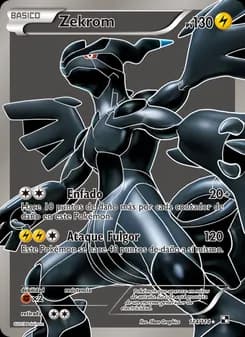 Zekrom card in Spanish