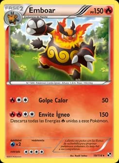Emboar card in Spanish