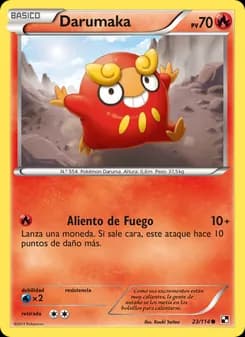 Darumaka card in Spanish