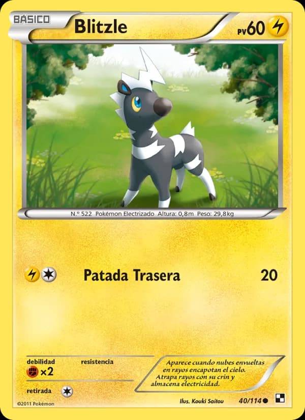 Blitzle card in Spanish
