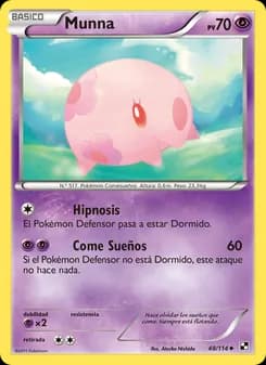 Munna card in Spanish
