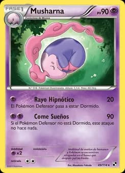 Musharna card in Spanish