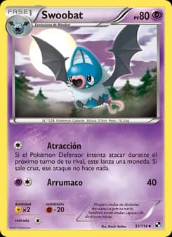 Swoobat card in Spanish