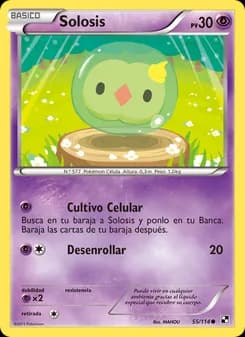 Solosis card in Spanish