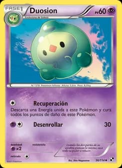 Duosion card in Spanish