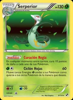 Serperior card in Spanish