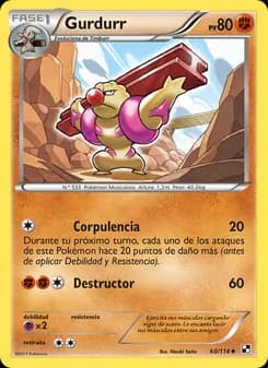 Gurdurr card in Spanish