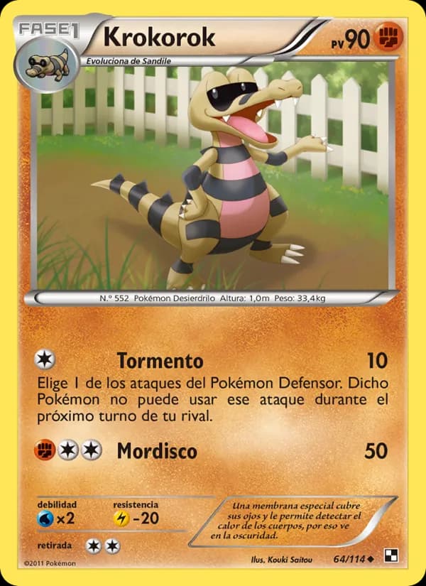 Krokorok card in Spanish