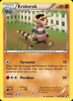 Krokorok card in Spanish