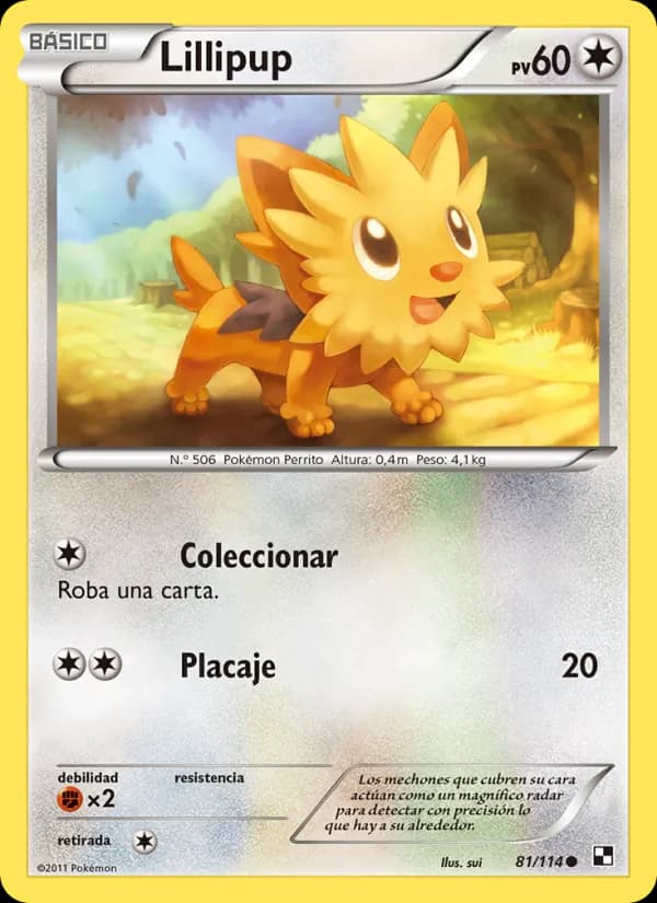 Lillipup card in Spanish