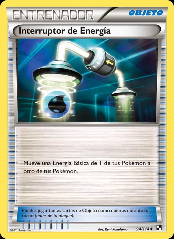 Interruptor de Energía card in Spanish