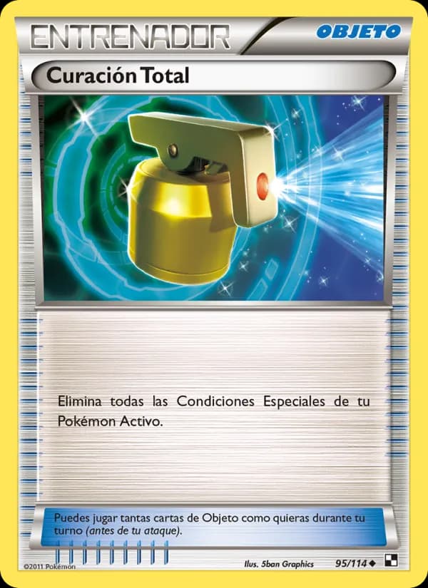 Curación Total card in Spanish