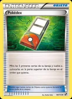 Pokédex card in Spanish