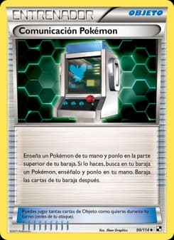 Comunicación Pokémon card in Spanish
