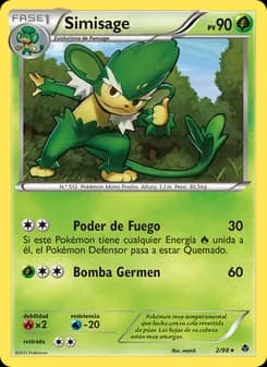 Simisage card in Spanish