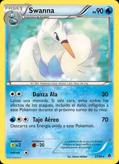 Swanna card in Spanish