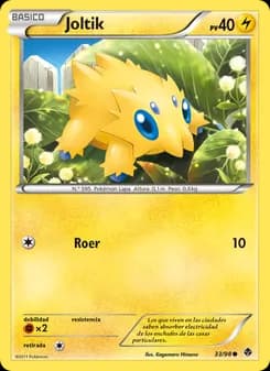 Joltik card in Spanish