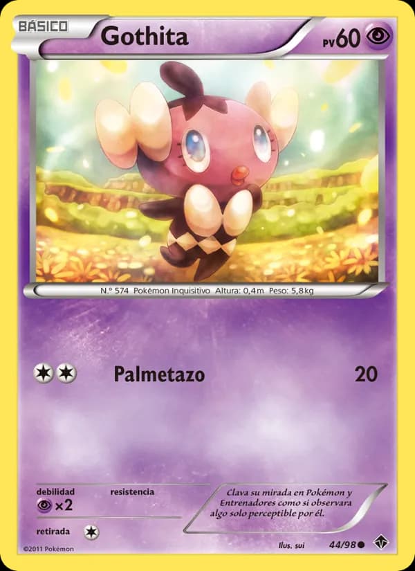 Gothita card in Spanish