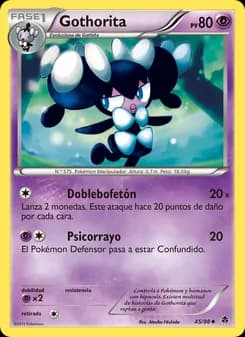 Gothorita card in Spanish