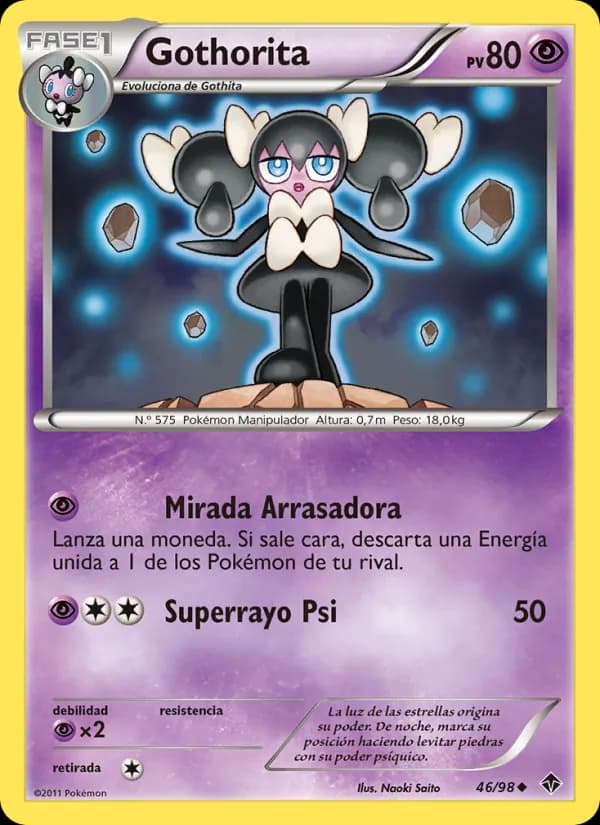 Gothorita card in Spanish
